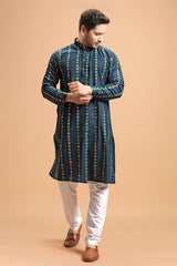 printed kurta full  view