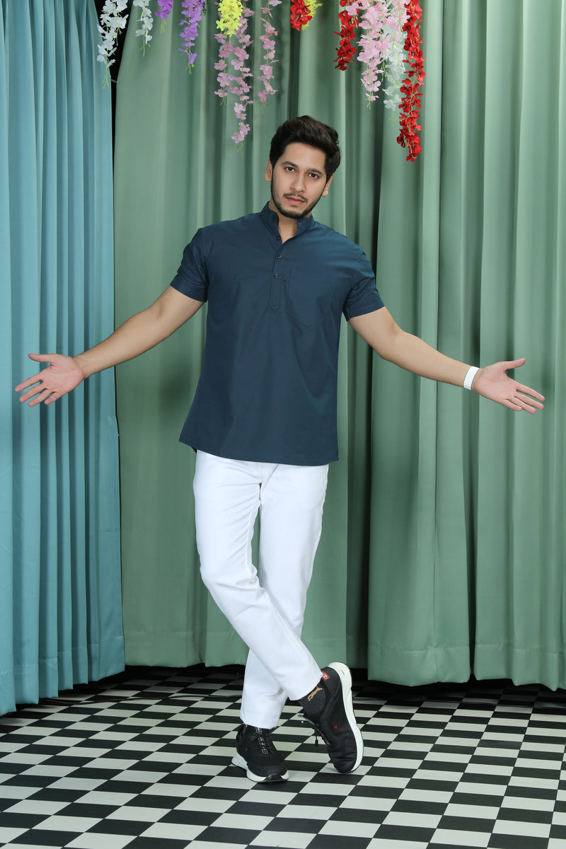 short kurta shirt full view